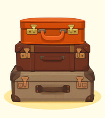 50s Malaysian style vintage travel bag