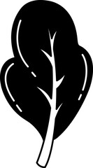 black and white illustration of a vegetable