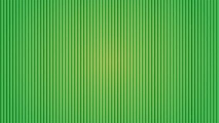 Vertical green corrugated texture background with smooth gradient and soft shadows, ideal for design projects.