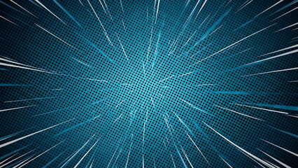 Dynamic Burst of Light Rays Illustrating Motion in Graphic Design Background