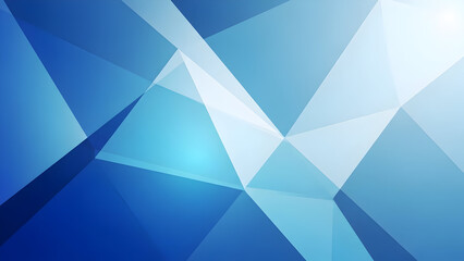 Dynamic Blue Abstract Geometry Design for Modern Digital Art Background