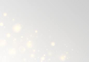 Floating golden dust particles drift softly with warm shimmering light. Gentle highlights add a dreamy luminous texture. PNG