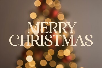 Celebrate a joyful, cozy Christmas with warm lights and holiday cheer, perfect for greetings, social media, or festive backgrounds, adding magic to your season