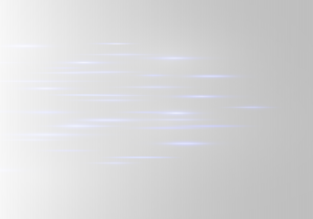 Dynamic blue horizontal light lines PNG in motion with speed effect. Bright laser beam streaks emphasize futuristic energy. Ideal for sci-fi backgrounds and tech designs. Festive light rays.