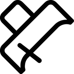 Fototapeta premium Simple and modern illustration of tape dispenser, showcasing its functional design and sleek lines. Perfect for office or home