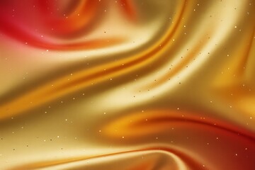 Luxurious golden silk fabric with glittering accents creates a warm and inviting mood perfect for festive designs and elegant backgrounds or holiday promotions