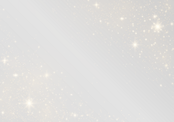 Yellow sparkles png float above glittering gold Christmas dust. Tiny light particles, sparks, highlights, and bokeh form magical festive effects. Perfect for holiday overlays and cards.