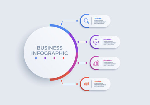 Modern Circular Business Infographic Layout