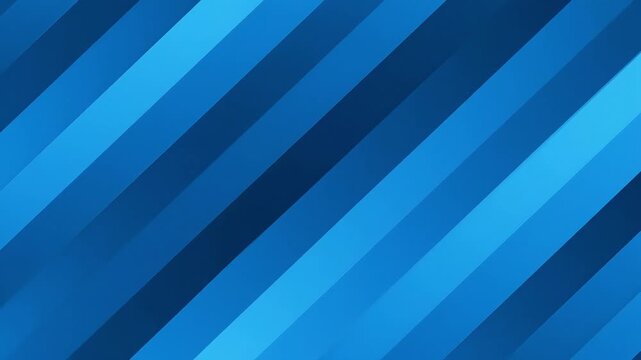 Abstract blue diagonal striped animation background in smooth motion