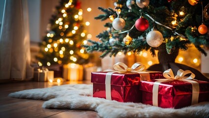 Christmas Tree Bottom Presents View 4