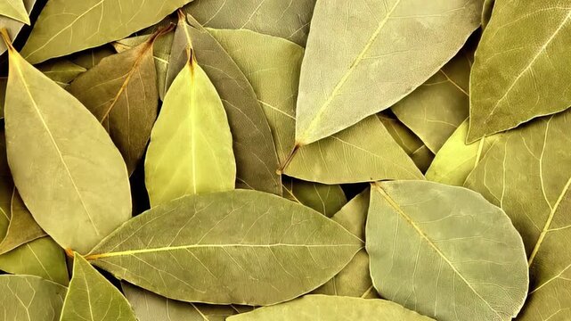Lots of Laurel Leaves Used for Cooking