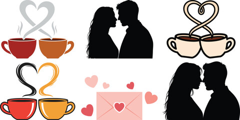 Couple love & coffee
