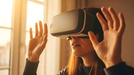 Immersive virtual reality experience brings new worlds to life with cutting-edge technology.