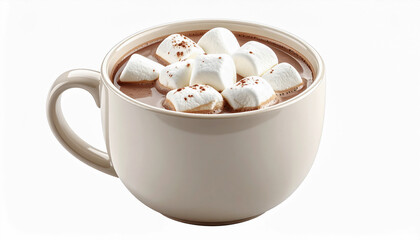 Winter Hot Cocoa Mug with Marshmallows