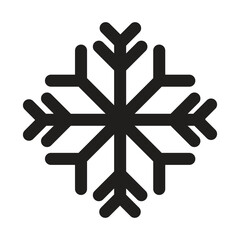Beautiful Vector Snowflake Design Winter Ice Crystal Ornamental Graphic Element Icon