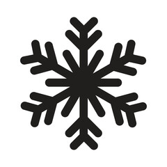 Beautiful Vector Snowflake Design Winter Ice Crystal Ornamental Graphic Element Icon
