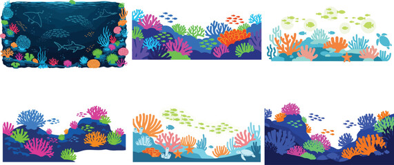 Underwater reef scene