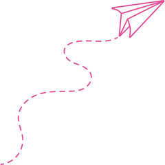 Cute Paper Plane Decoration