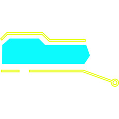 Futuristic Neon Textbox