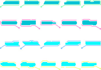 Futuristic Neon Textbox