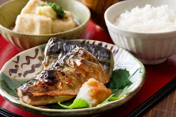 塩さば焼き