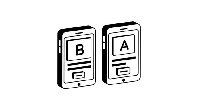 AB Testing Animation MP4 File