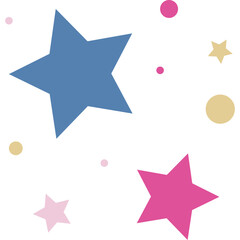 Obraz premium Star Doodle Toy Illustration