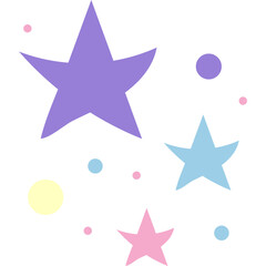 Obraz premium Star Doodle Toy Illustration