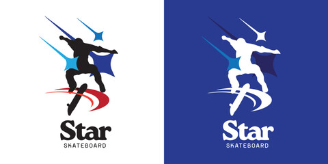 Aggressive Skateboarding Logo for Competition Event
