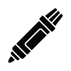 Download this amazing glyph icon of marker, premium vector