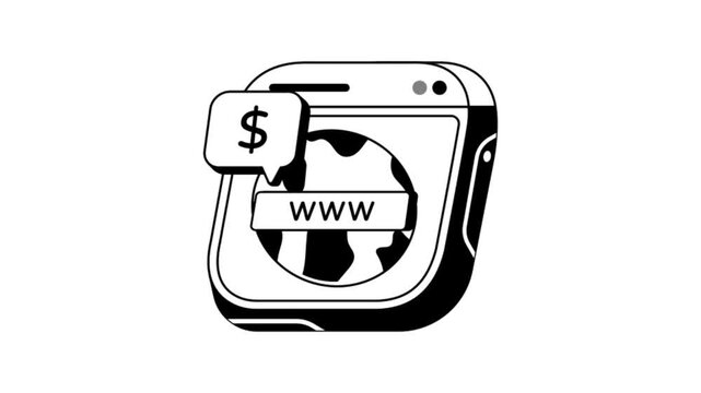 Web Browser Animation MP4 File