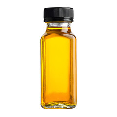Clear Glass Bottle Filled with Golden Olive Oil