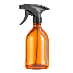 Professional Orange Spray Bottle with Trigger Nozzle for Cleaning Solutions