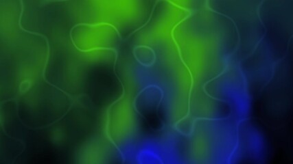 Seamless abstract green and blue fluid cellular motion background loop. - Powered by Adobe