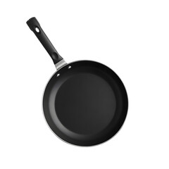 Professional Non-Stick Frying Pan Isolated on White Background