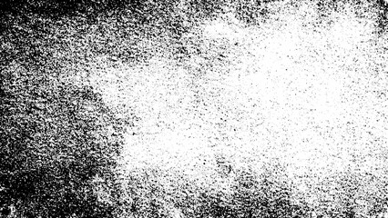 Black and white grunge texture overlay, distressed grain effect background. Vector, illustration