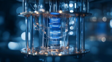Cryogenic Dilution Refrigerator of a Quantum Computer in a Laboratory