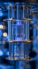 Cryogenic Dilution Refrigerator of a Quantum Computer in a Laboratory