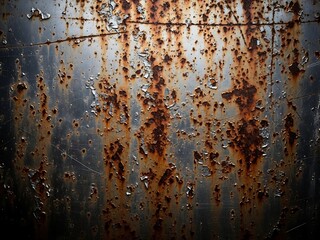 Grunge Metal Texture Background, Distressed Metallic Surface, Industrial Grungy Wallpaper, Rough Metal Overlay