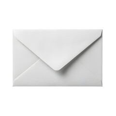 Classic White Envelope Isolated on White Background for Professional Use