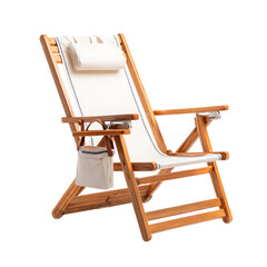 Elegant Wooden Beach Chair with Comfortable Design for Relaxation