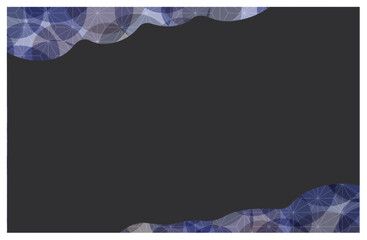 麻の葉模様のフレーム