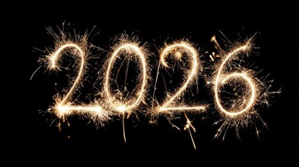 A sparkle is lit up in the air