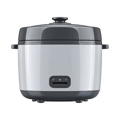 Sleek Modern Electric Rice Cooker with Glossy Finish for Kitchen Appliances Advertisement