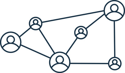 Networking Line Icon