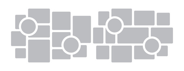  Picture collage and digital photo wall template design