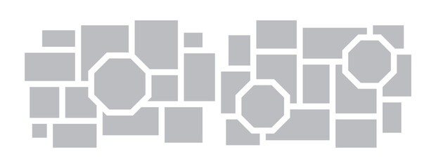  Picture collage and digital photo wall template design