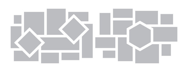  Picture collage and digital photo wall template design