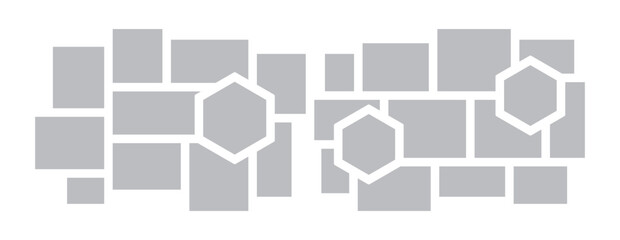  Picture collage and digital photo wall template design