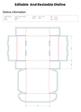 dieline template box dieline die lines packaging open square mailer box custom dieline  box cardboard box dieline pizza box dieline printable product packaging layout,
